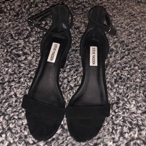 Steve Madden Irenee Black Block Heel Sandal
